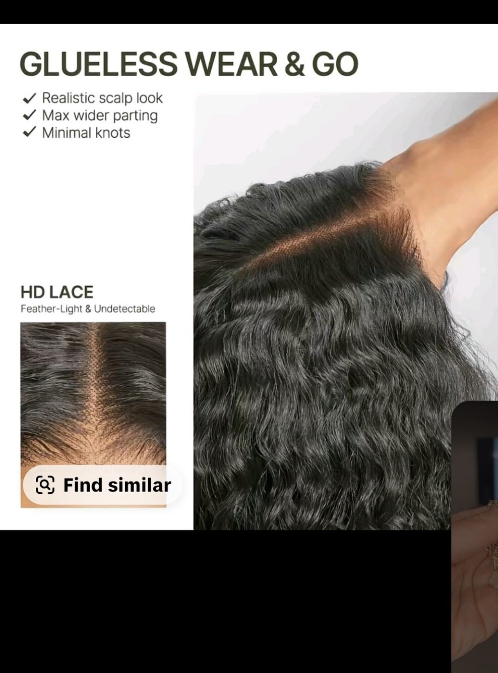 Curly Highlighted Brown Women's Wig - Natural Volume - Picture 4 of 5